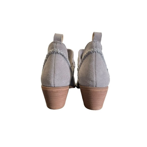 SOLE Society So-Nikkie Suede Booties in Gray Size 8 1/2M - Picture 4 of 6